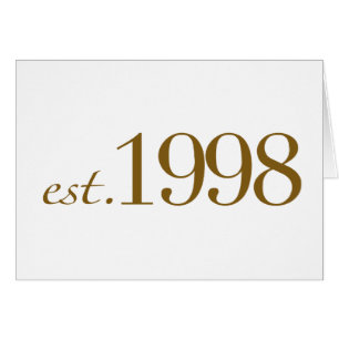 Cartão Est 1998
