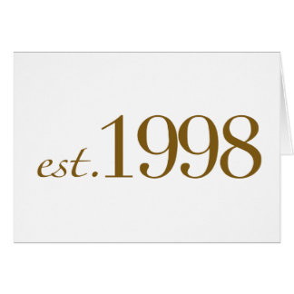 Cartão Est 1998