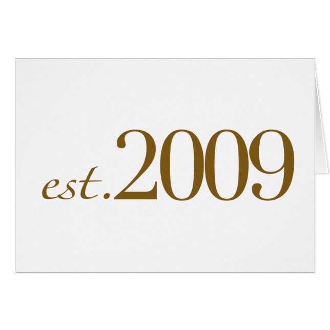 Cartão Est 2009 (Frente Horizontal)