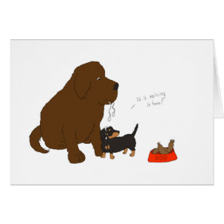 Cartão Está chovendo dentro aqui?