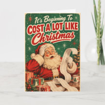 Está começando a custar muito como Natal