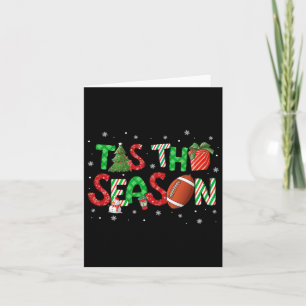 Cartão Esta É A Época De Futebol Xmas Tree Coffee Feliz C