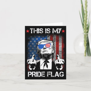 Cartão Esta É A Minha Bandeira Do Orgulho Nos Estados Uni