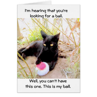 Cartão Esta É A Minha Bola