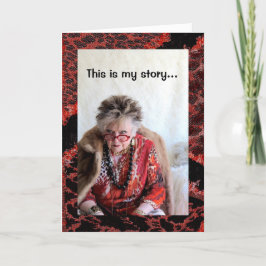 Cartão Esta é a minha história secreta humorística