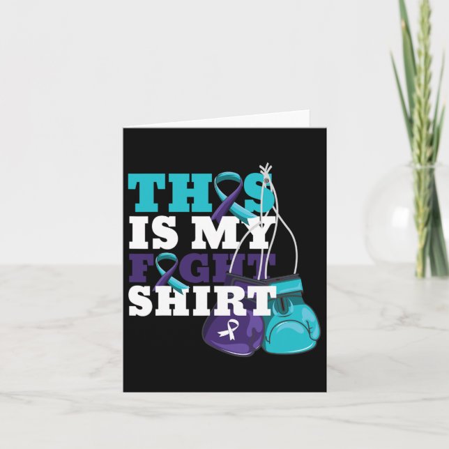 Cartão Esta É A Minha Luta Contra A Prevenção Do Suicídio (Frente)