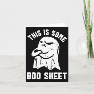 Cartão Esta é Alguma Folha de Boo Halloween Fantasma Dive