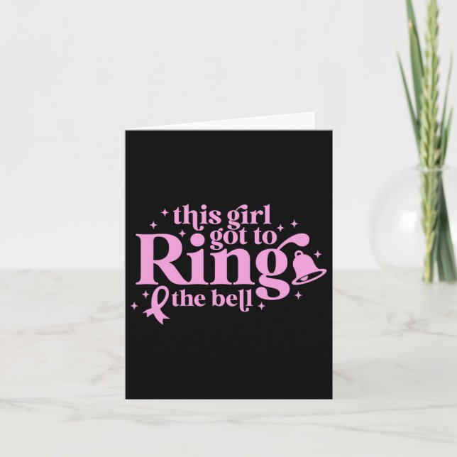 Cartão Esta Garota Tem Que Andar A Bela Do Quimio Mama (Frente)