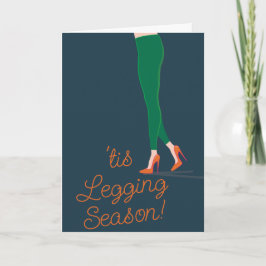 Cartão 'Esta Legging Season Holiday Card