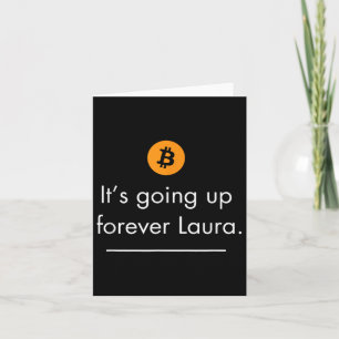 Cartão Está Subindo Para Sempre Laura, Simples Bitmoney C