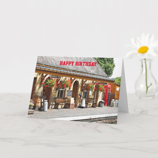 CARTÃO ESTAÇÃO DE COMBOIO ANTIGO (Planta pequena)