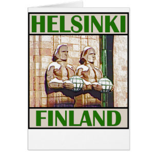 Cartão Estação de comboio central, Helsínquia