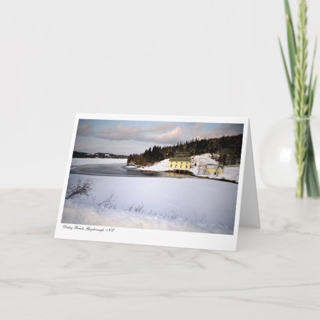 Cartão Estação de energia hidroelétrica Dickey Brook - Ca (Frente)