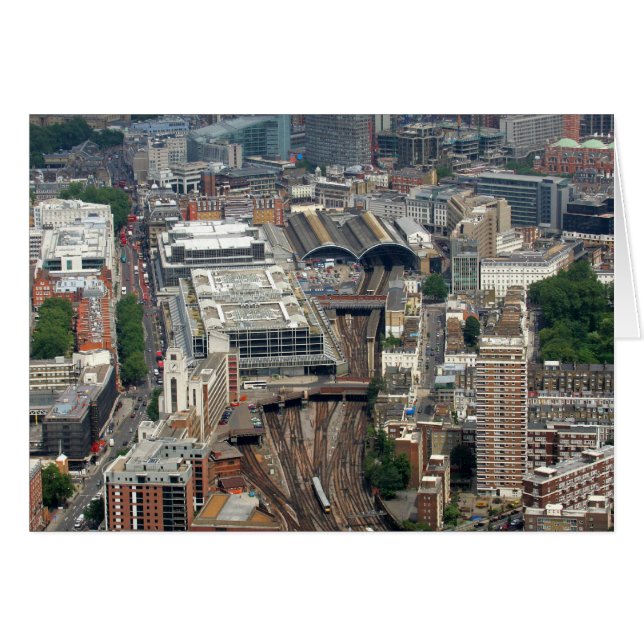 Cartão Estação Ferroviária Victoria (Frente Horizontal)
