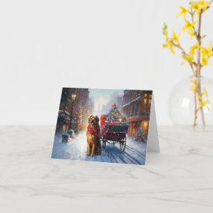 Cartão Estação Festiva de Natal do Setentrional Irlandês