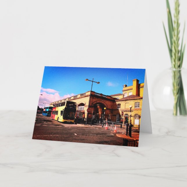 Cartão Estação fora de York (Frente)