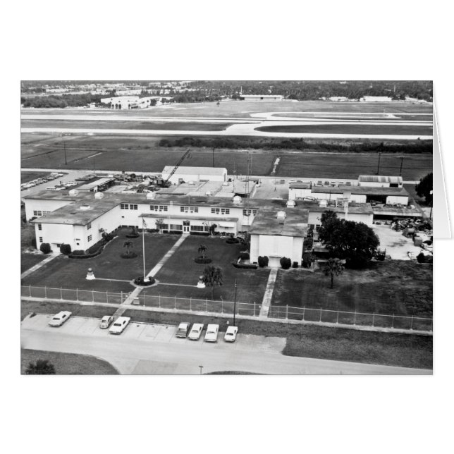 Cartão Estação Naval de Fort Lauderdale na década de 1950 (Frente Horizontal)