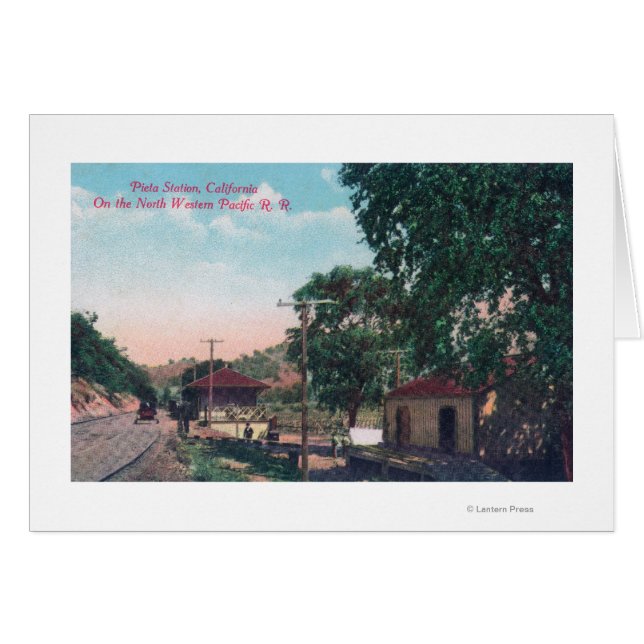 Cartão Estação Pieta Northwestern Pacific (Frente Horizontal)