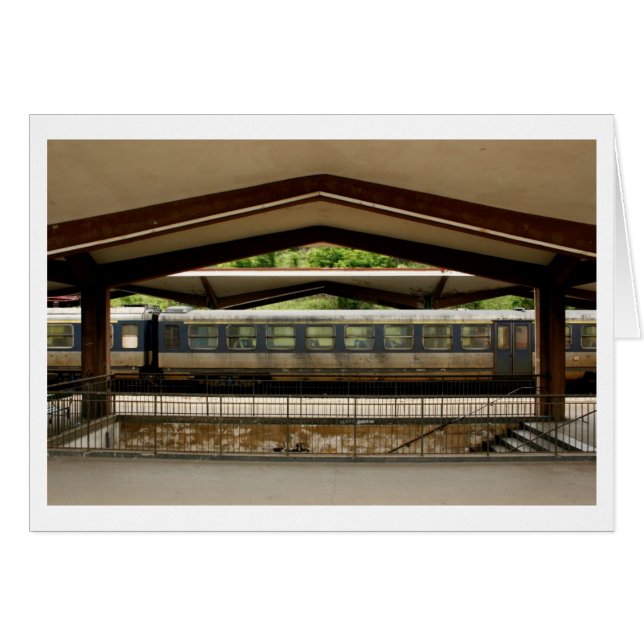 Cartão Estação principal, Sarajevo. (Frente Horizontal)