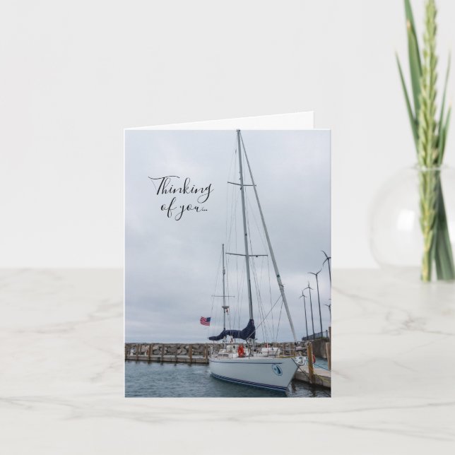 Cartão Estacionado Pensando Em Você (Frente)