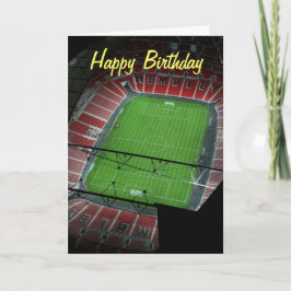 Cartão Estádio Feliz Aniversário de Wembley