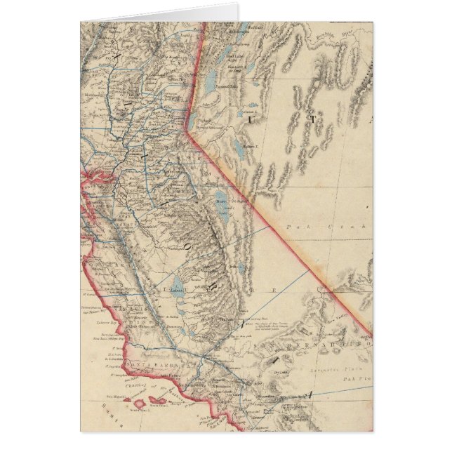 Cartão Estado da Califórnia (Frente)