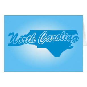 Cartão Estado da Carolina do Norte