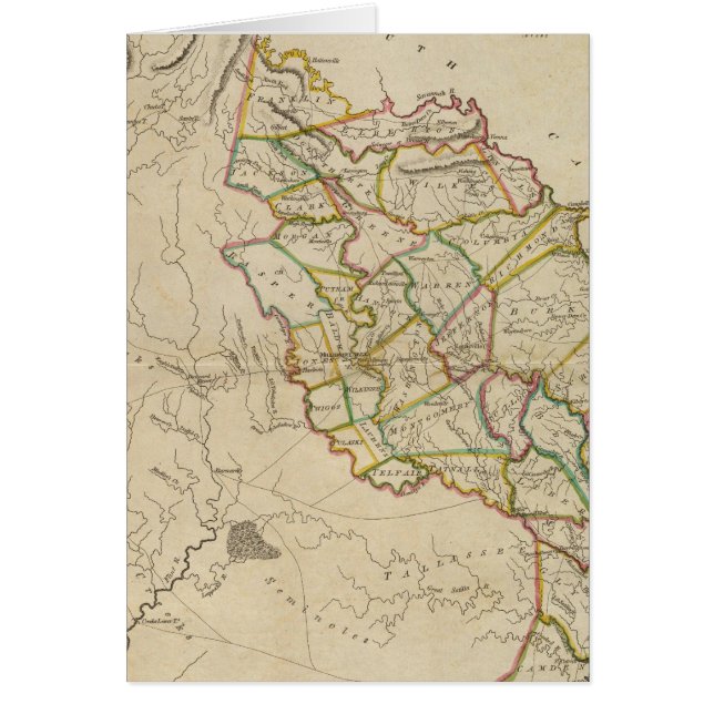 Cartão Estado da Geórgia (Frente)