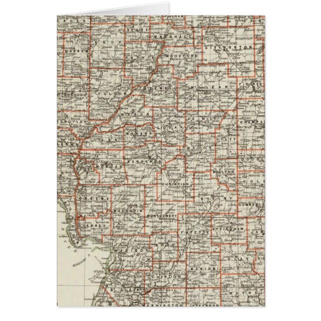 Cartão Estado de Illinois (Frente)