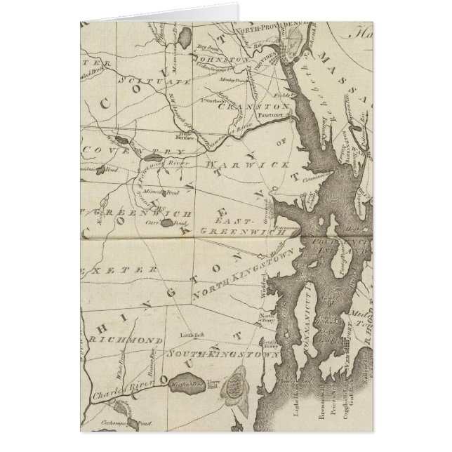 Cartão Estado de Rhode Island (Frente)