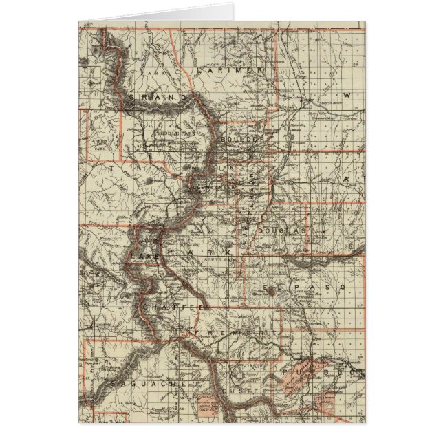 Cartão Estado do Colorado (Frente)