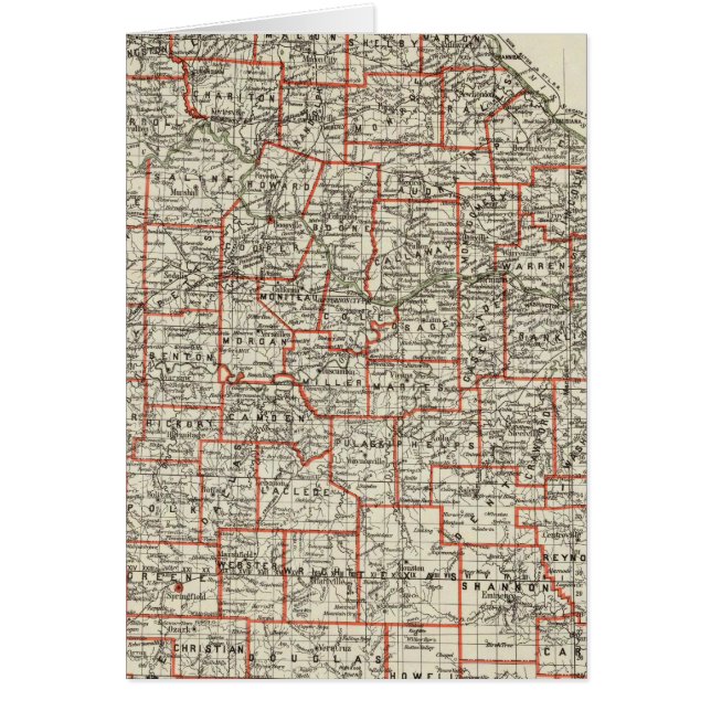 Cartão Estado do Missouri (Frente)