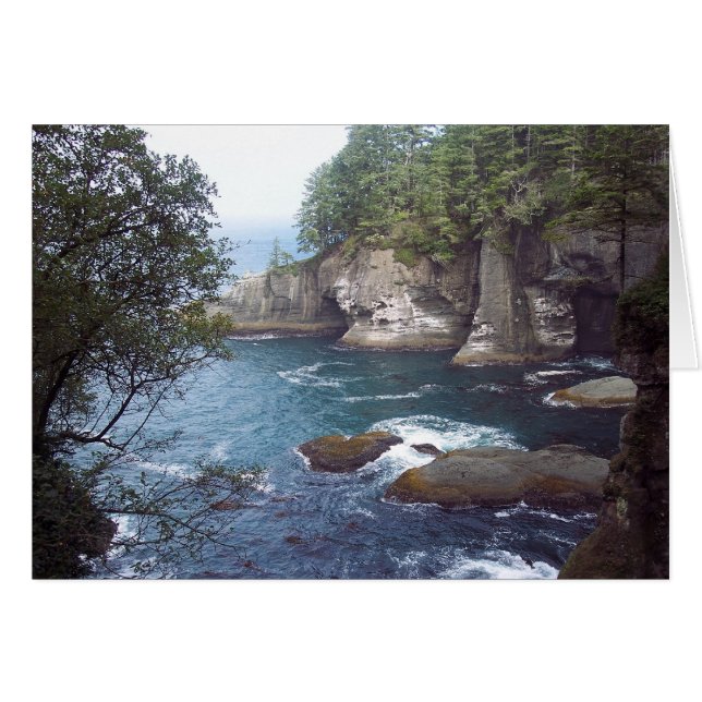 Cartão Estado do Noroeste dos EUA-Washington (Frente Horizontal)