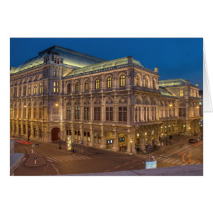 Cartão Estado Opera de Viena, Áustria