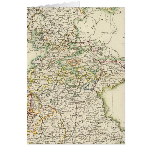 Cartão Estados alemães (Frente)