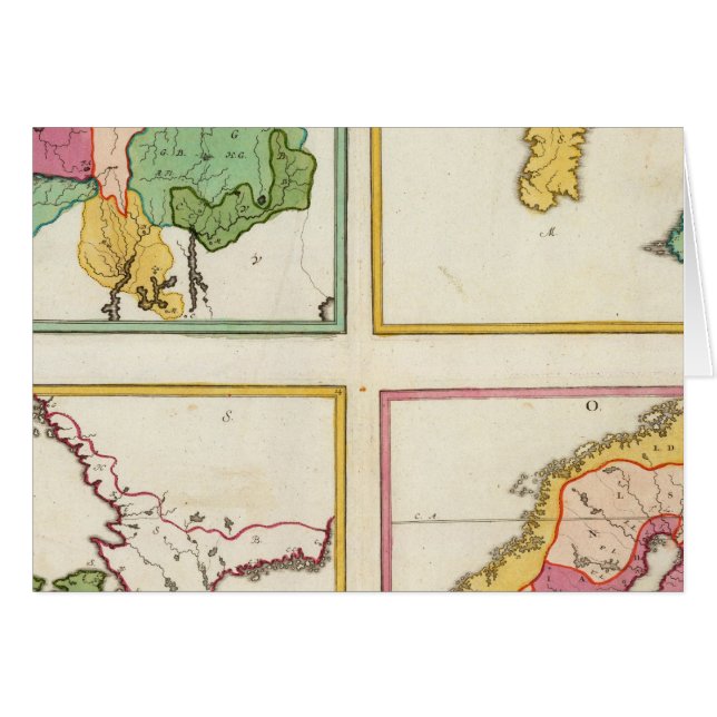 Cartão Estados Bálticos (Frente Horizontal)