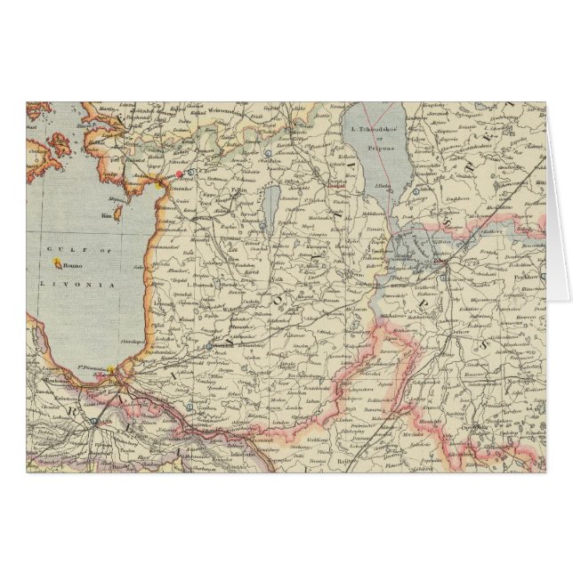 Cartão Estados Bálticos (Frente Horizontal)