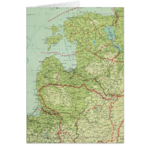 Cartão Estados Bálticos e Prússia Oriental