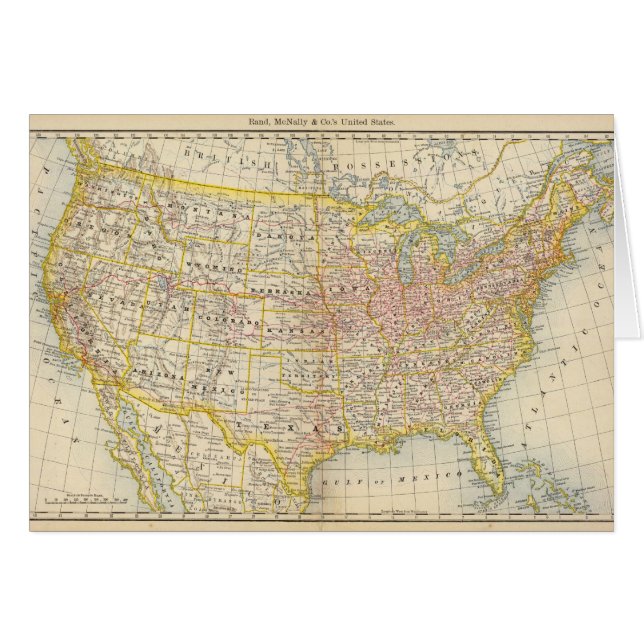 Cartão Estados Unidos 4 (Frente Horizontal)