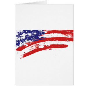 Cartão Estados Unidos bandeira EUA/América