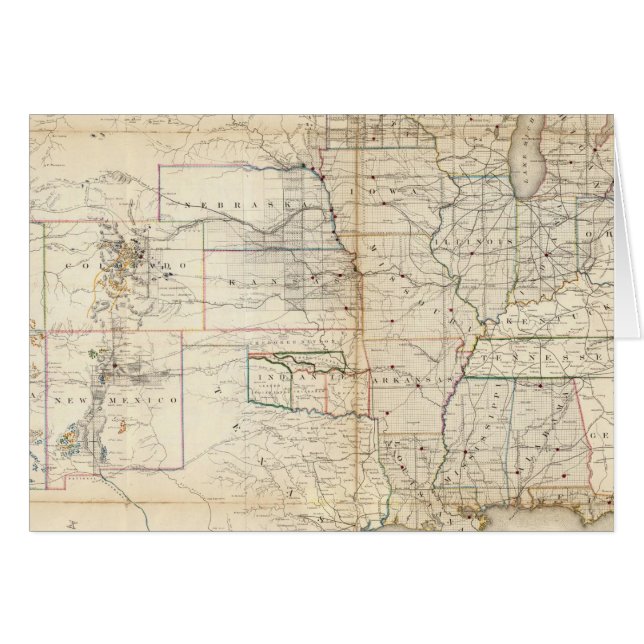 Cartão Estados Unidos, Territórios (Frente Horizontal)