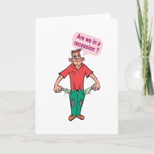 Cartão Estamos em recessão?
