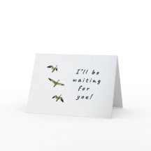 Estarei esperando por você!