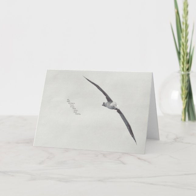 Cartão "estas asas" (Frente)