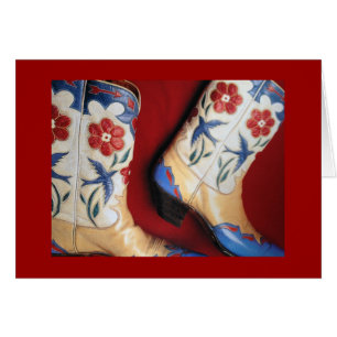 CARTÃO ESTAS BOTAS SÃO FEITAS PARA COMEMORAR "50!"