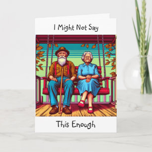 Cartão Estático mas Sentimental Eu Te Amo