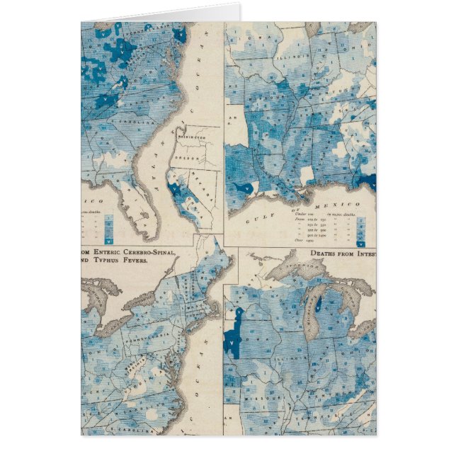 Cartão Estatísticas vitais, Censo Unido (Frente)