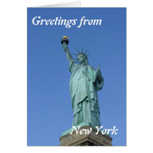 Cartão Estátua da Liberdade