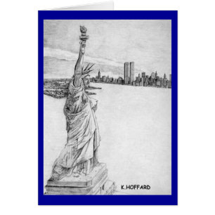 Cartão Estátua da liberdade