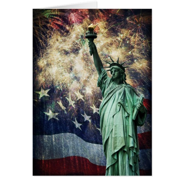 Cartão Estátua da Liberdade (Frente)